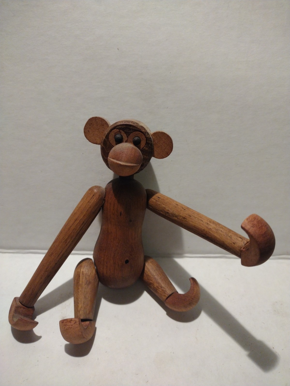 Vintage Teak Wood Monkey  MCM 5