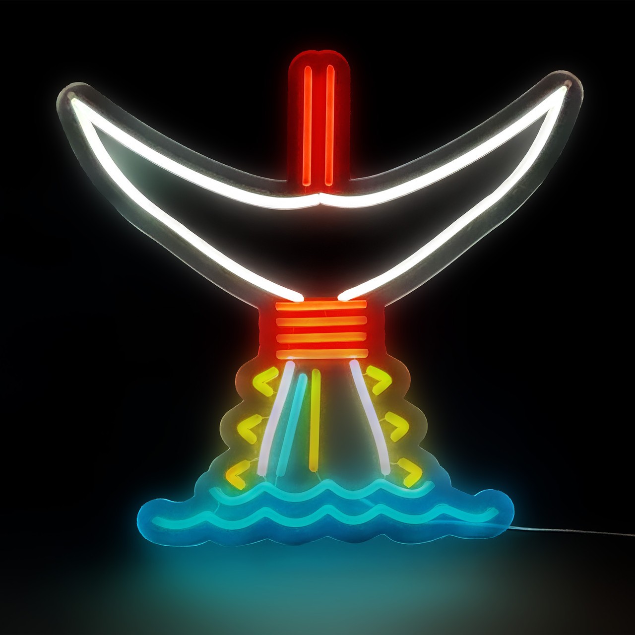 Bluefin Tails Up Neon Sign Bluefin Tails Up Neon Sign