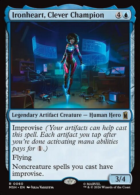 Ironheart, Clever Champion (60) (Non-Foil) MSH MTG NM