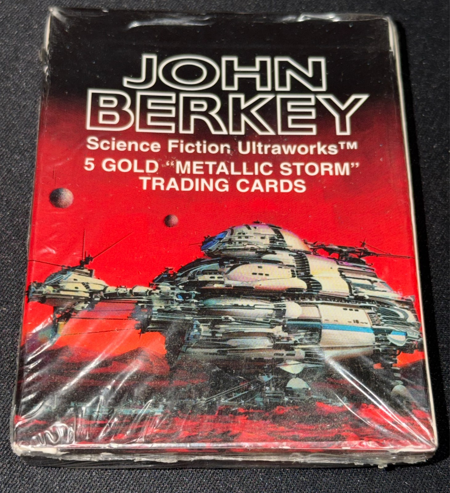 1994 JOHN BERKEY science fiction ULTRAWORKS 5 GOLD METALLIC STORM set SEALED HTF