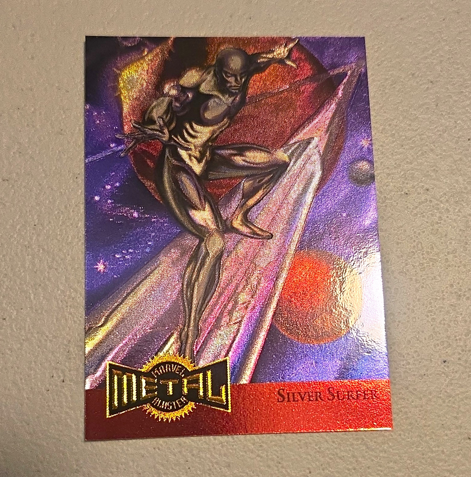 Fleer Marvel Metal Silver Surfer #11 of 18  1995