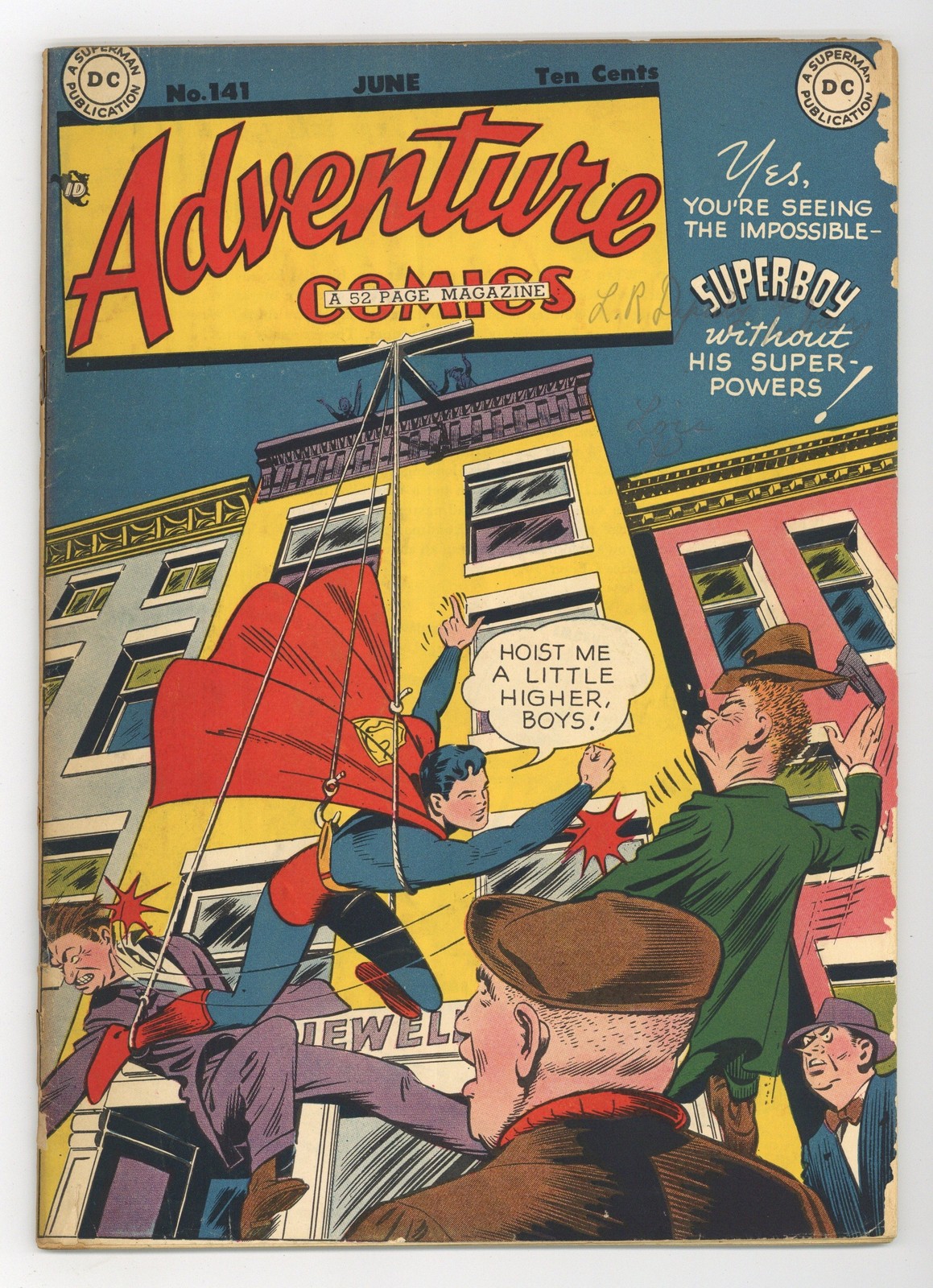 Adventure Comics #141 GD 2.0 1949