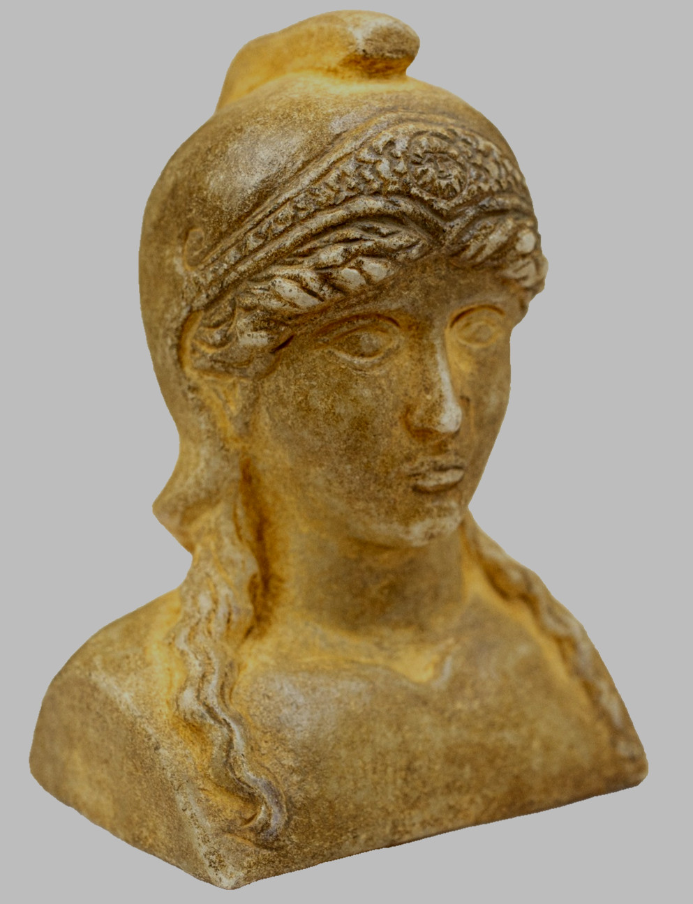 200 BC Ancient Greek Pure Natural Marble Carved Bust Athena with COA Certified 200 BC Ancient Greek Pure Natural Marble Carved Bust Athena with COA Certified