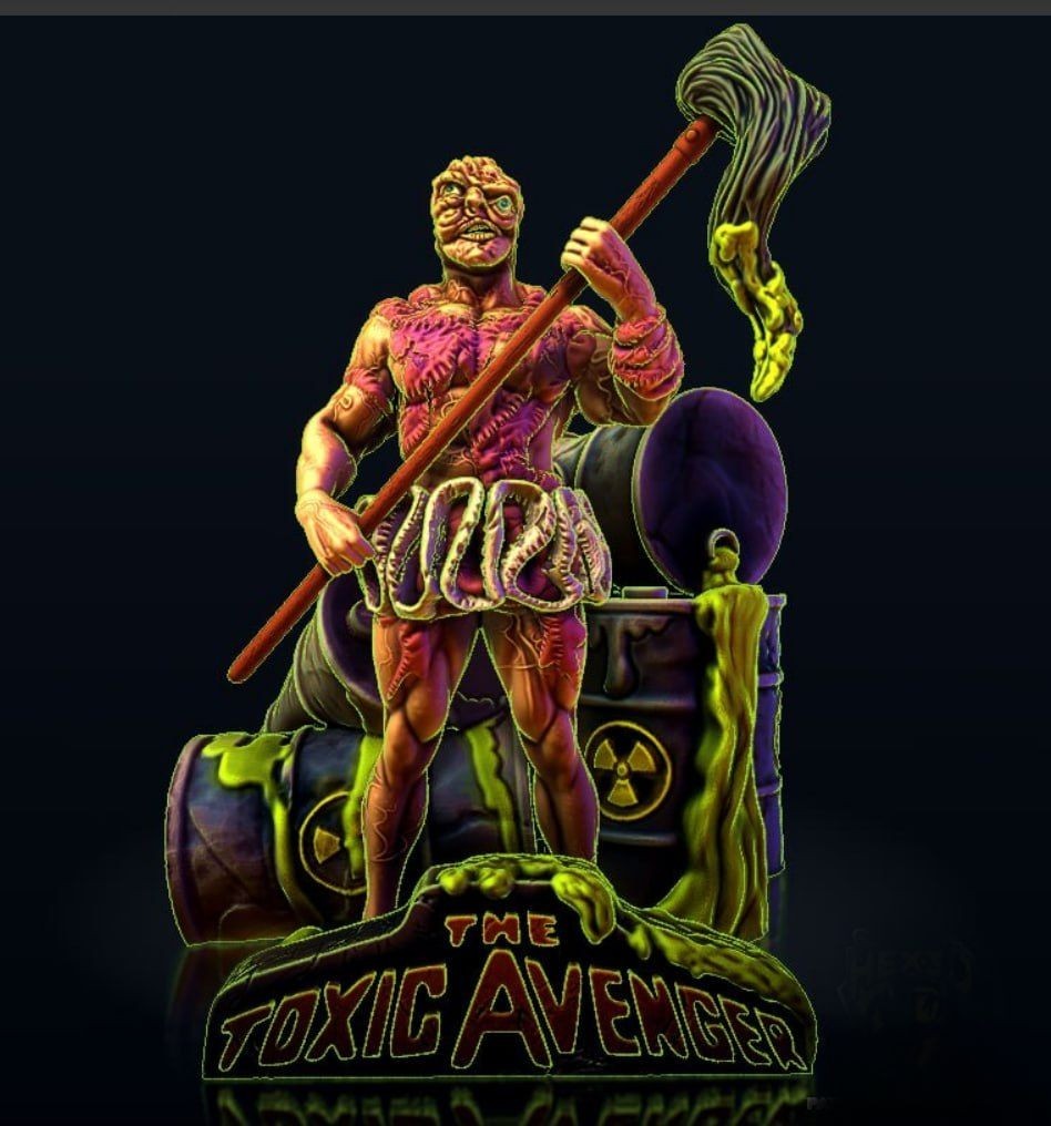 The toxic Avenger Resin Sculpture Statue Model Kit  Unpainted/Unassembled