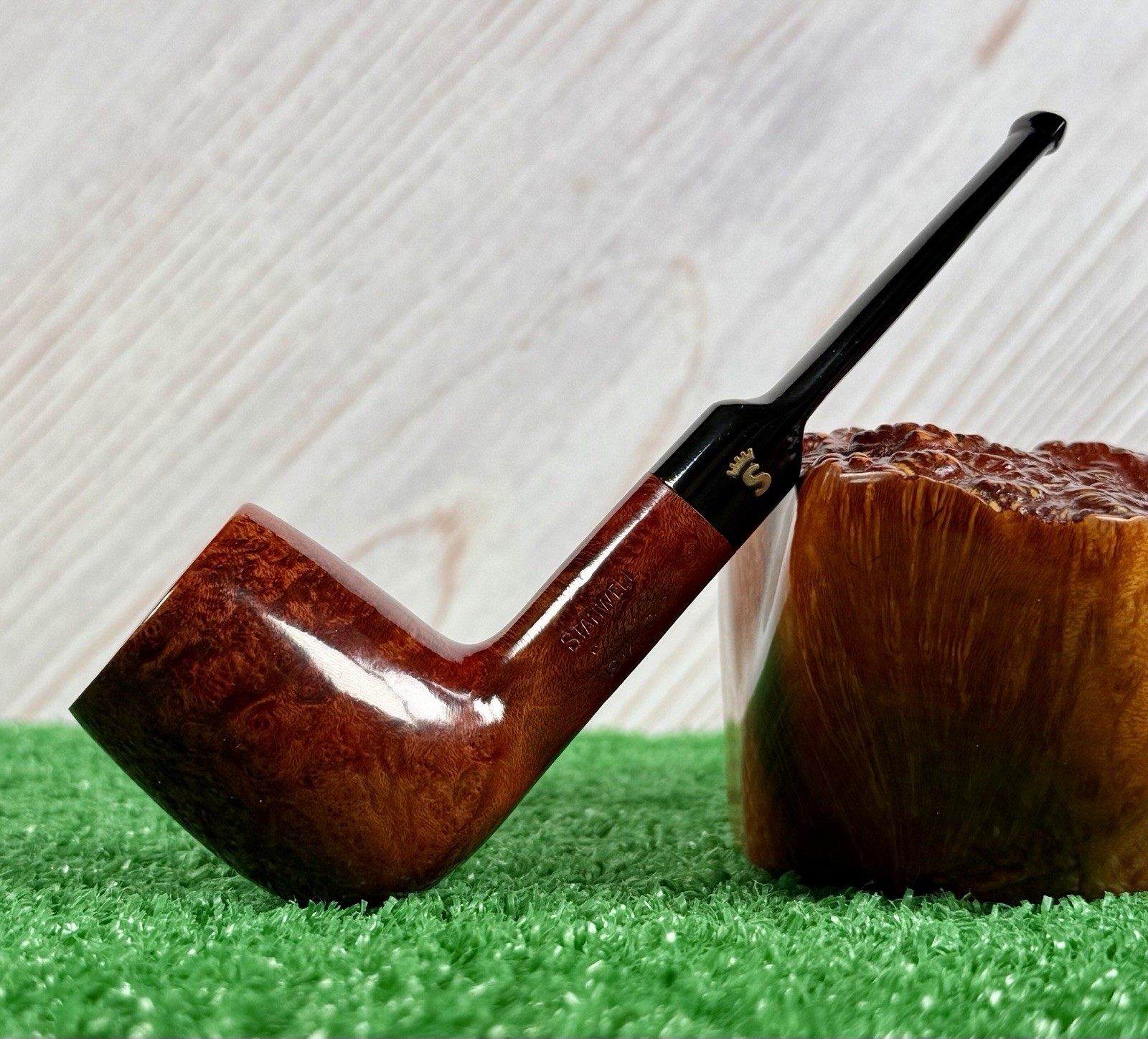 STANWELL 1982 JUBILEE 40th ANNI #53 BILLIARD VINTAGE PIPE. SPEC RELEASE NICE
