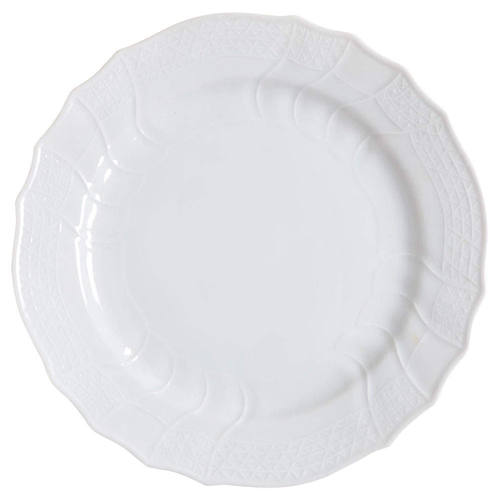 Hutschenreuther Dresden All White Dinner Plate 232047