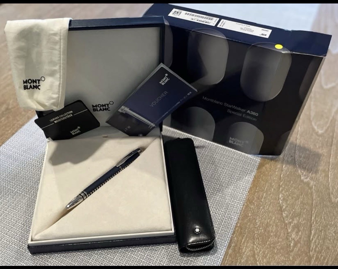 Rare: montblanc A380 rollerball pen, Never Used Comes With Everything In Photos Rare: montblanc A380 rollerball pen, Never Used Comes With Everything In Photos