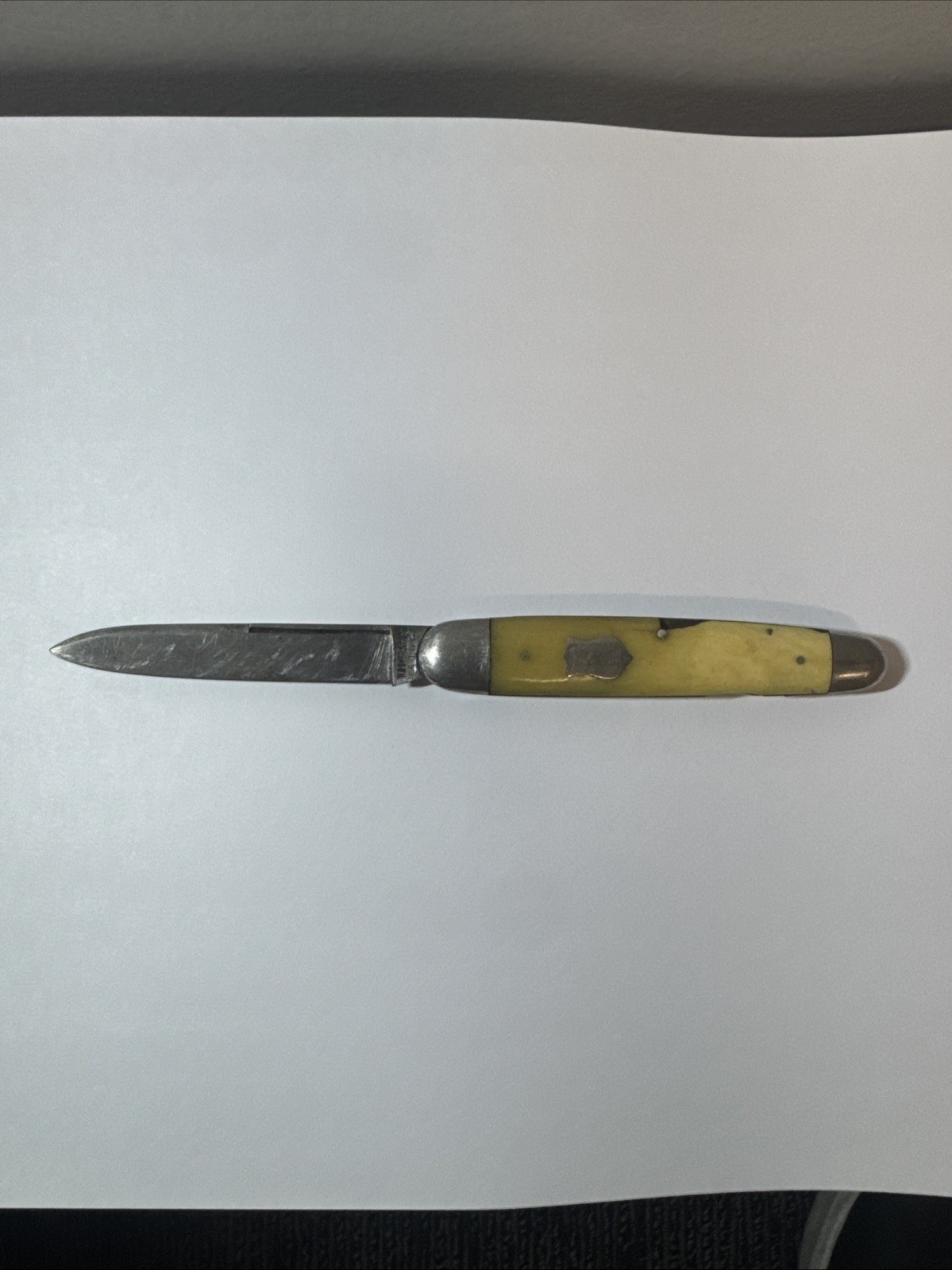 H. Boker & Co’s Cutlery Knife. 1920s-30s. Tree Brand, Yellow Bone Trapper