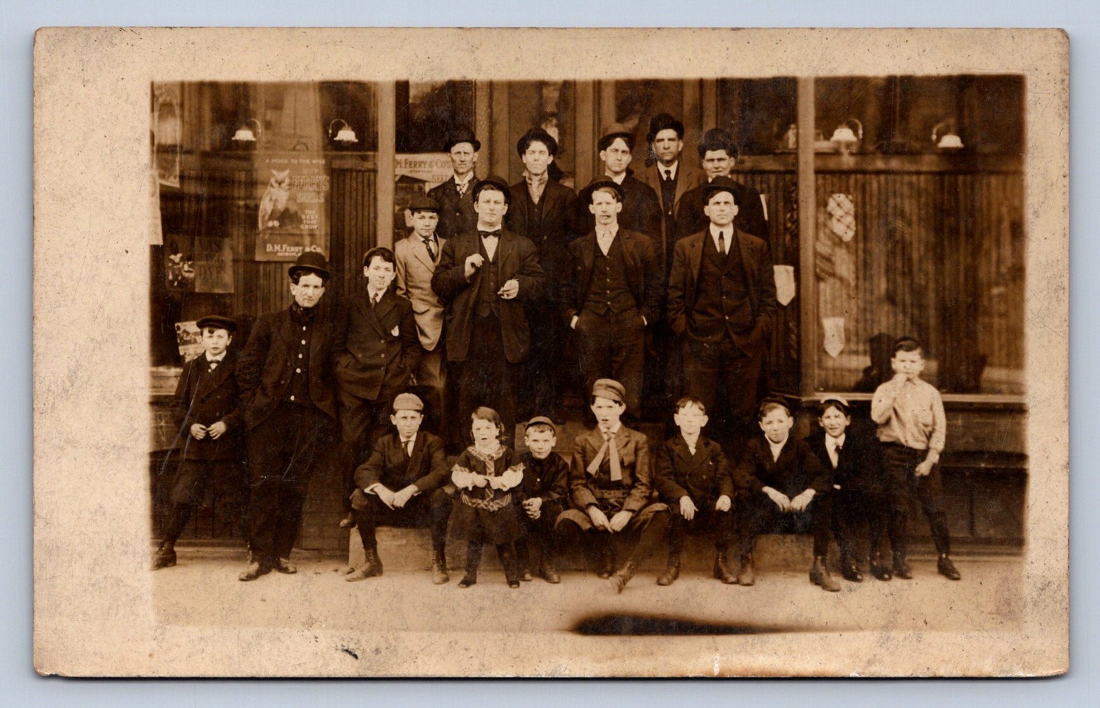 J87/ Follansbee West Virginia RPPC Postcard c1910 Freter Bros People Store 629 J87/ Follansbee West Virginia RPPC Postcard c1910 Freter Bros People Store 629