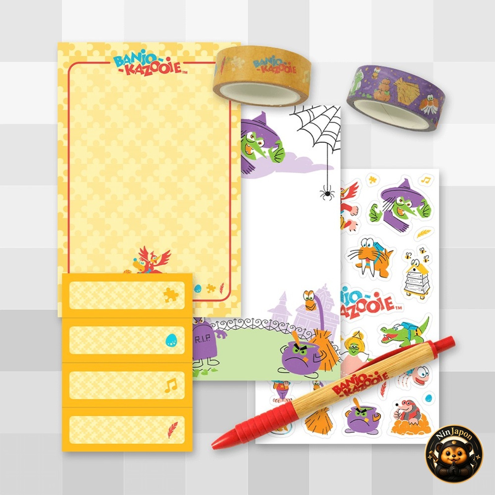 Banjo-Kazooie Stationery Set Fangamer Japan Official Banjo-Kazooie Stationery Set Fangamer Japan Official