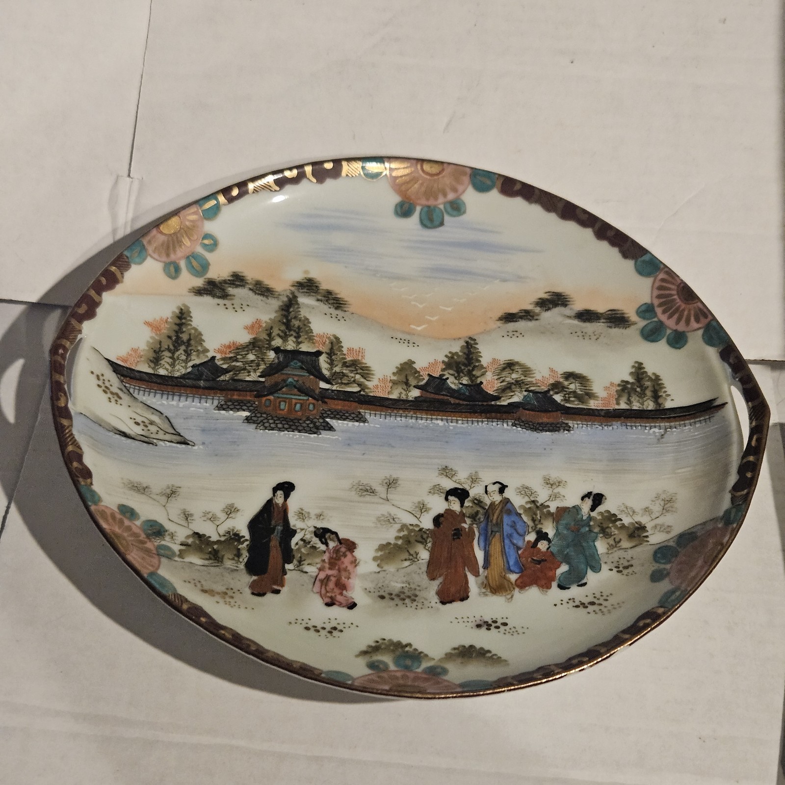 Vintage Japanese Satsuma Style Plate