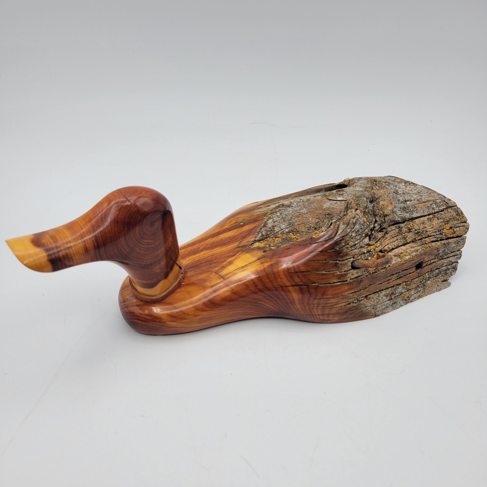 Cedar Fence Post Duck Decoy Small Hand Crafted ROCKY MOUNTAIN RUSTIC Tim Bergren