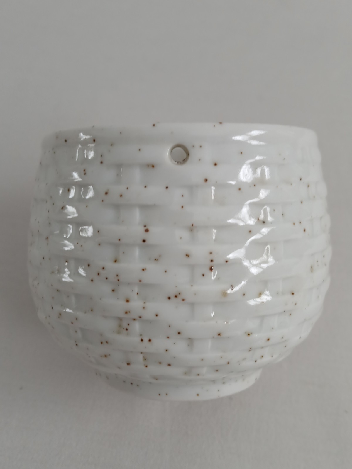 Vtg Asahi Japan Small Hanging Planter Pot 3\