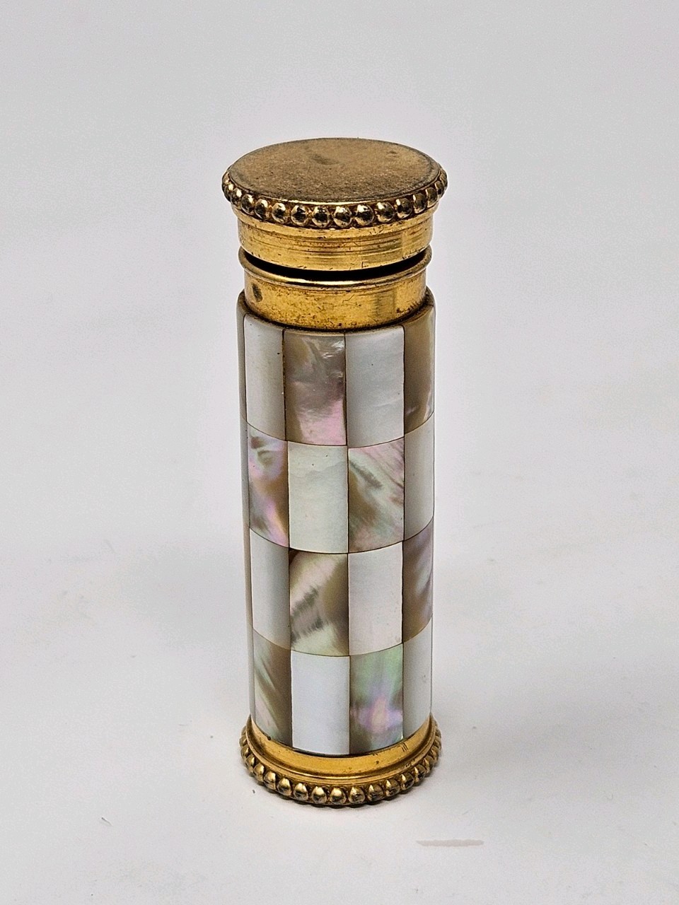 Vintage French LE KID Mother of Pearl and Abalone Perfume Atomizer Breveté SGDG Vintage French LE KID Mother of Pearl and Abalone Perfume Atomizer Breveté SGDG