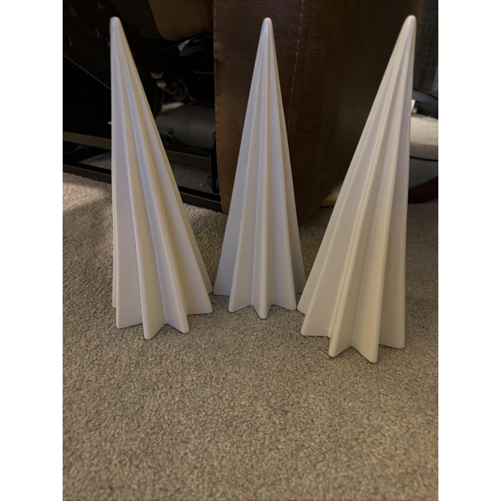 Threshold Large White Faceted Ceramic Christmas Tree Holiday Decor New Threshold Large White Faceted Ceramic Christmas Tree Holiday Decor New