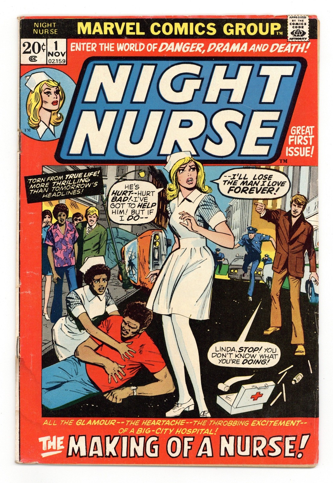 Night Nurse #1 GD 2.0 1972