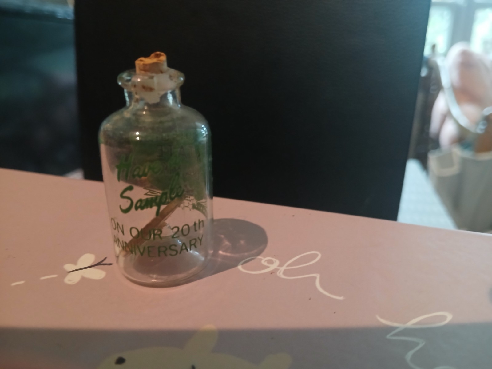 LINCOLN PENNY 1970 IN BOTTLE PENINSULA STATE BANK 20TH ANNIVERSARY PROMO