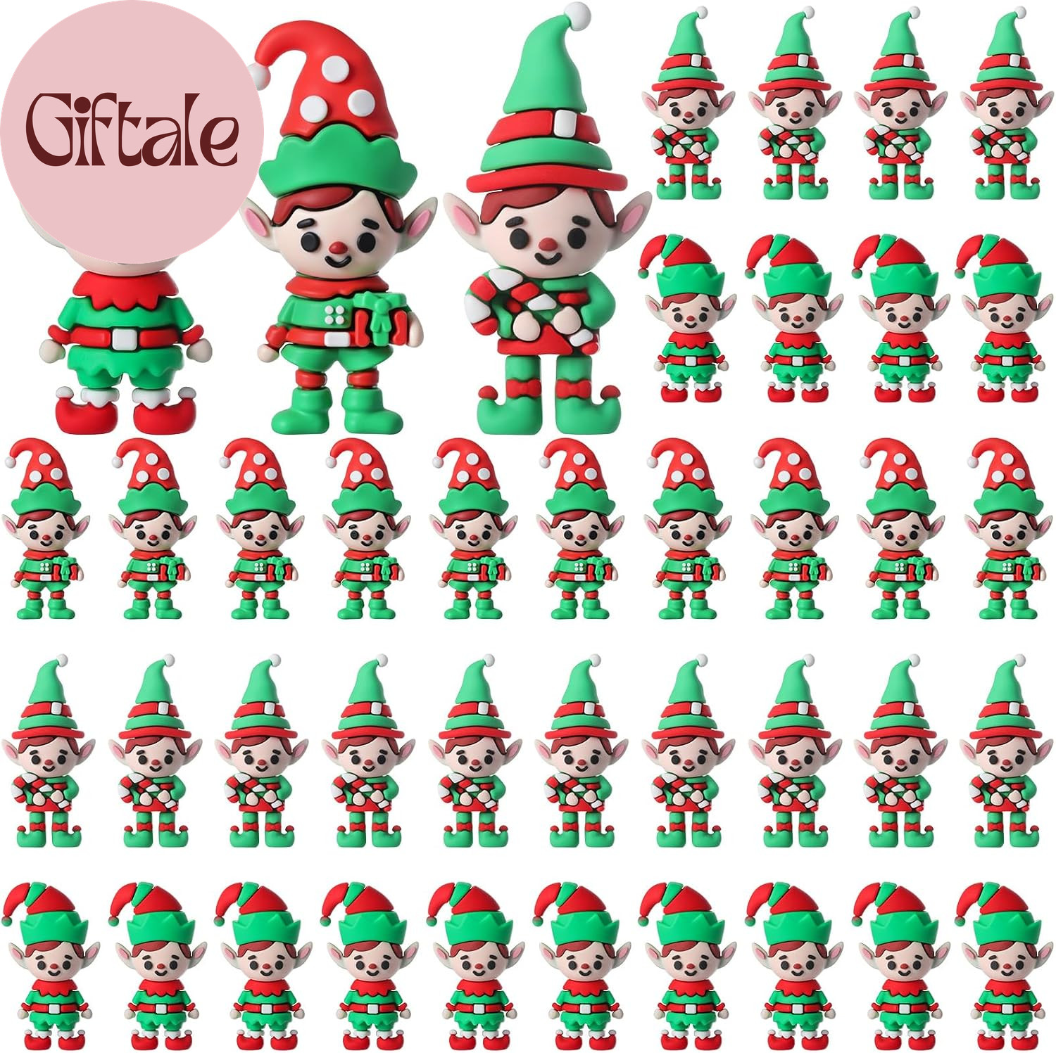 30 Pcs Velvet Christmas Mini Elf Figures Tiny Hideable Elf and Gnome Figures Hol 30 Pcs Velvet Christmas Mini Elf Figures Tiny Hideable Elf and Gnome Figures Hol
