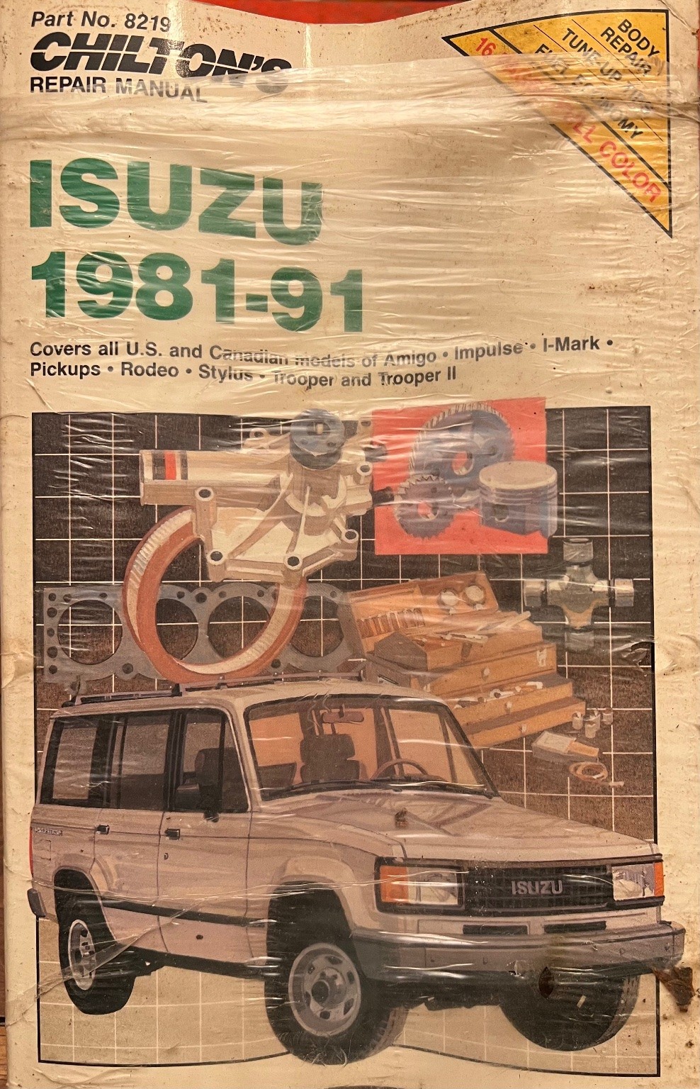 Isuzu Repair Manual Chilton's 1981-91