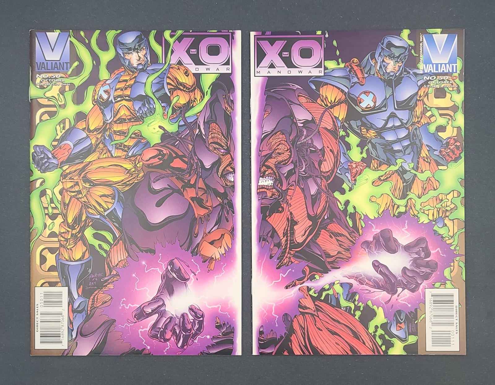 X-O Manowar #34-62: incl. 50-X/50-O, 30-Comic Run (Valiant, '94-96) ◉ High Grade