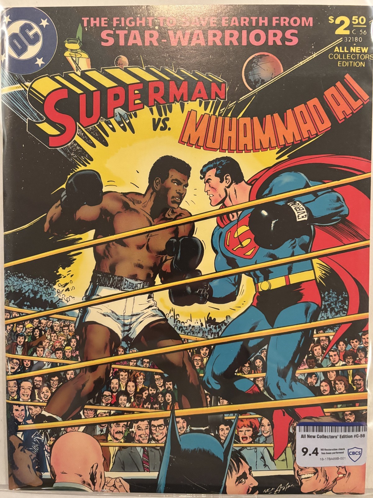 1978 Vintage Superman Vs Muhammad Ali Comic Graded 9.4