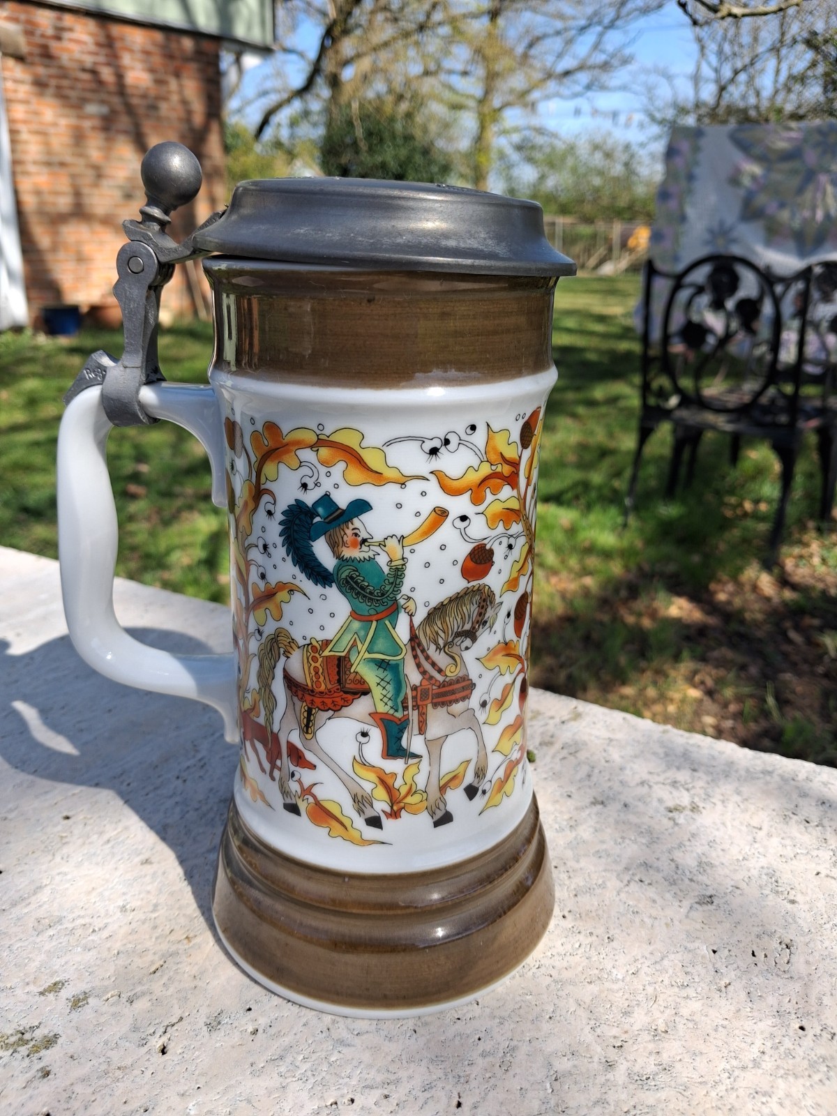 Vintage Crown Bavaria BeerStein, Beer Mug, Hofmeister