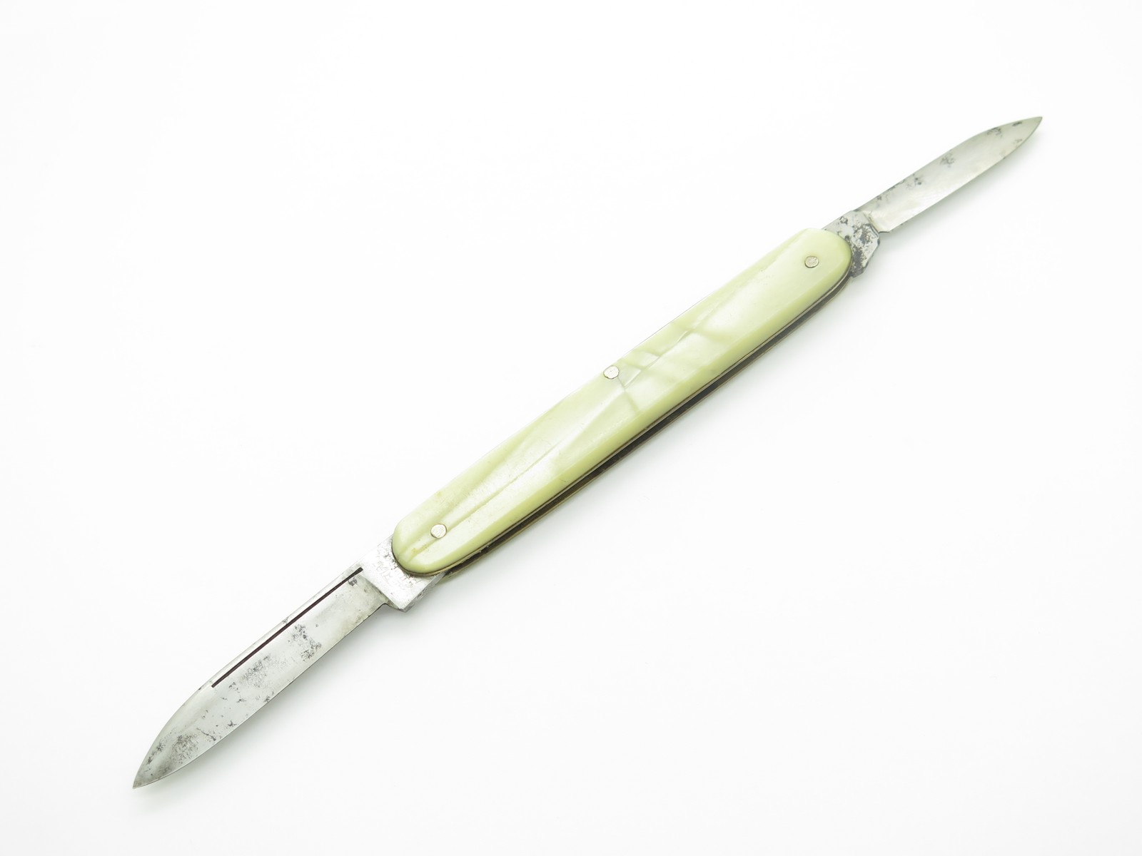 Vtg 1912-1950 Aerial Cutlery Synthetic Pearl Handle Folding Pocket Pen Knife Vtg 1912-1950 Aerial Cutlery Synthetic Pearl Handle Folding Pocket Pen Knife