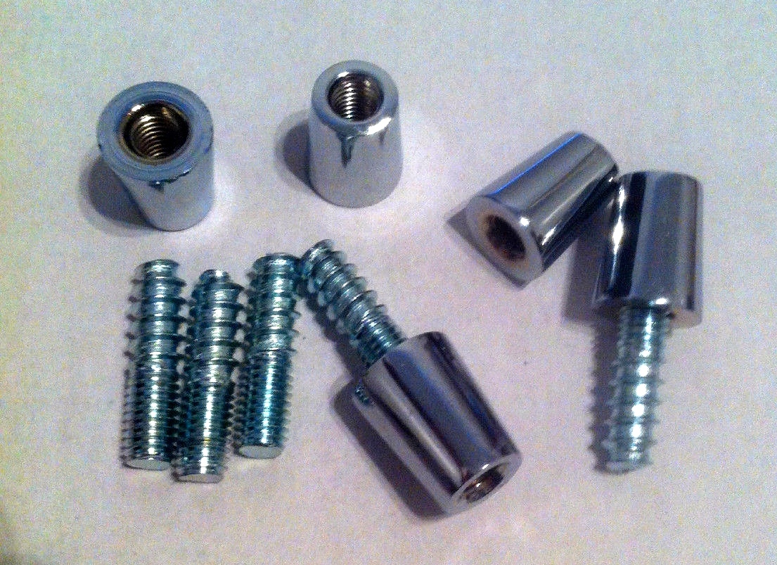5 sets 3/8-16 ferrule and 5/16-18 hanger bolts. beer tap handle repair parts