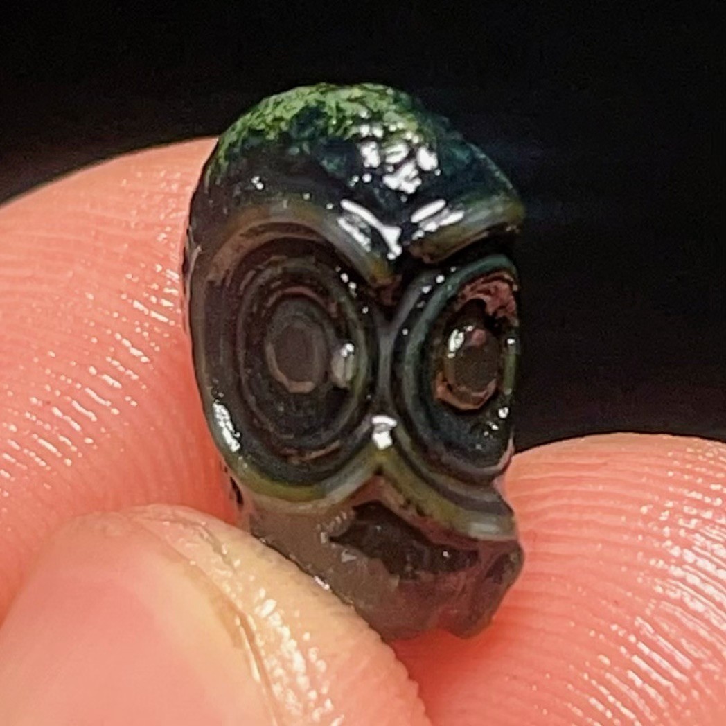 Rare 2G Natural Beautiful Gobi Agate Eye Agate Stone Madagascar L6917