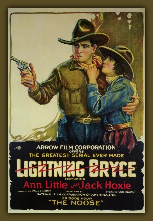 JACK HOXIE - Lightning Bryce - 5 x 7 inch Western Movie Poster Image