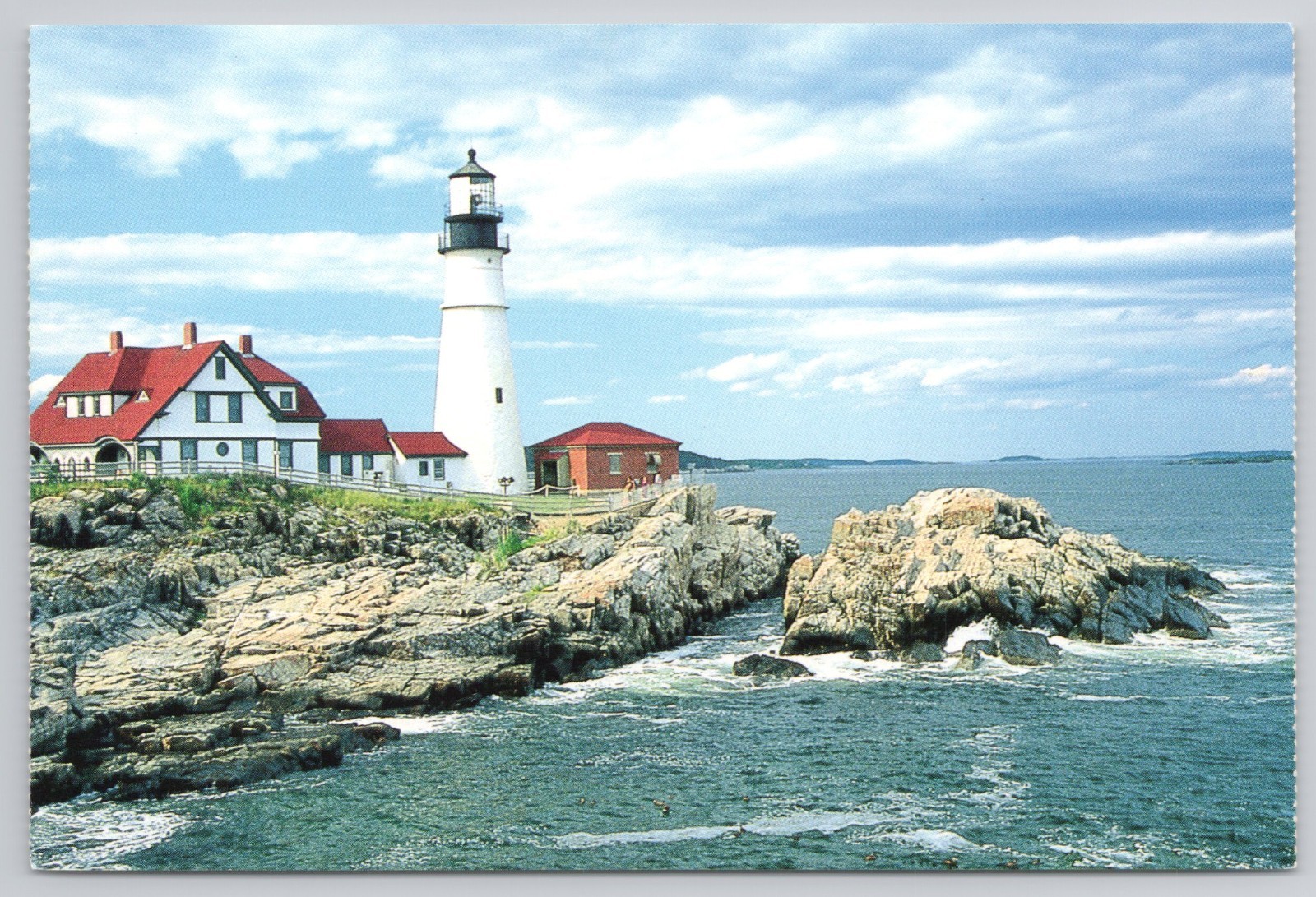 Portland Head Light Lighthouse Portland Maine Coast Postcard Portland Head Light Lighthouse Portland Maine Coast Postcard