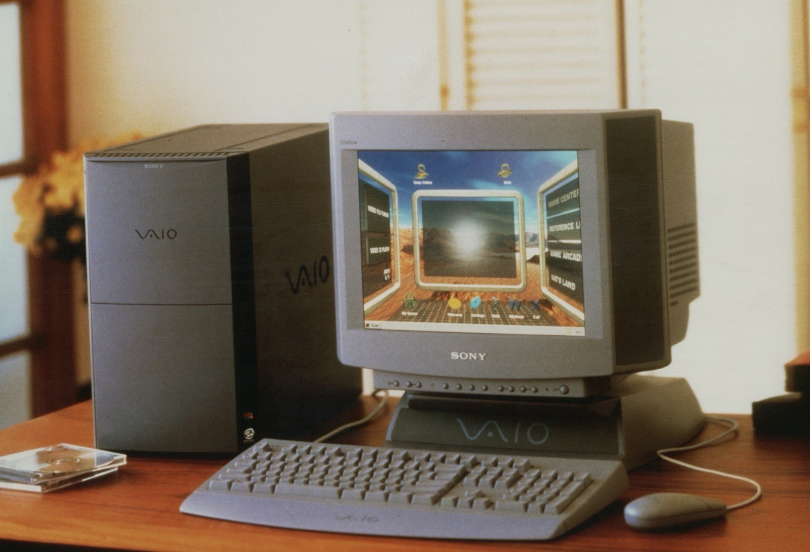 A42 A4280 Sony Vaio Computer Desktop Multimedia PC Technology Vintage Photo
