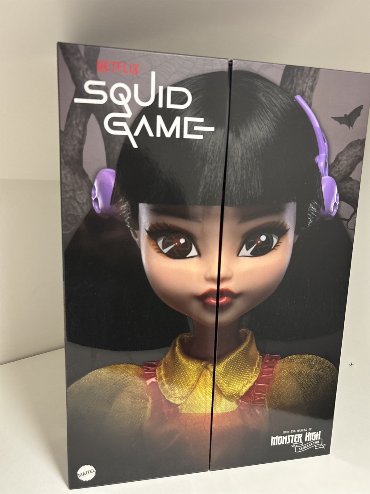 Mattel Creations Monster High Skullector Squid Game Young-Hee Doll HYV95-9993