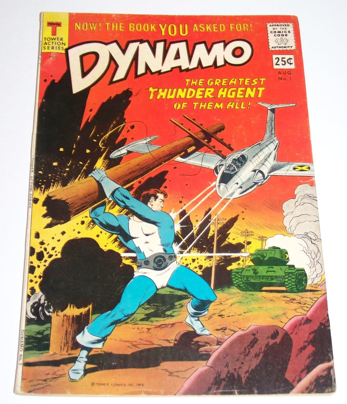 Dynamo # 1 FN  Agent Of Thunder 1966 Wally Wood, Steve Ditko, Giant-Size issue