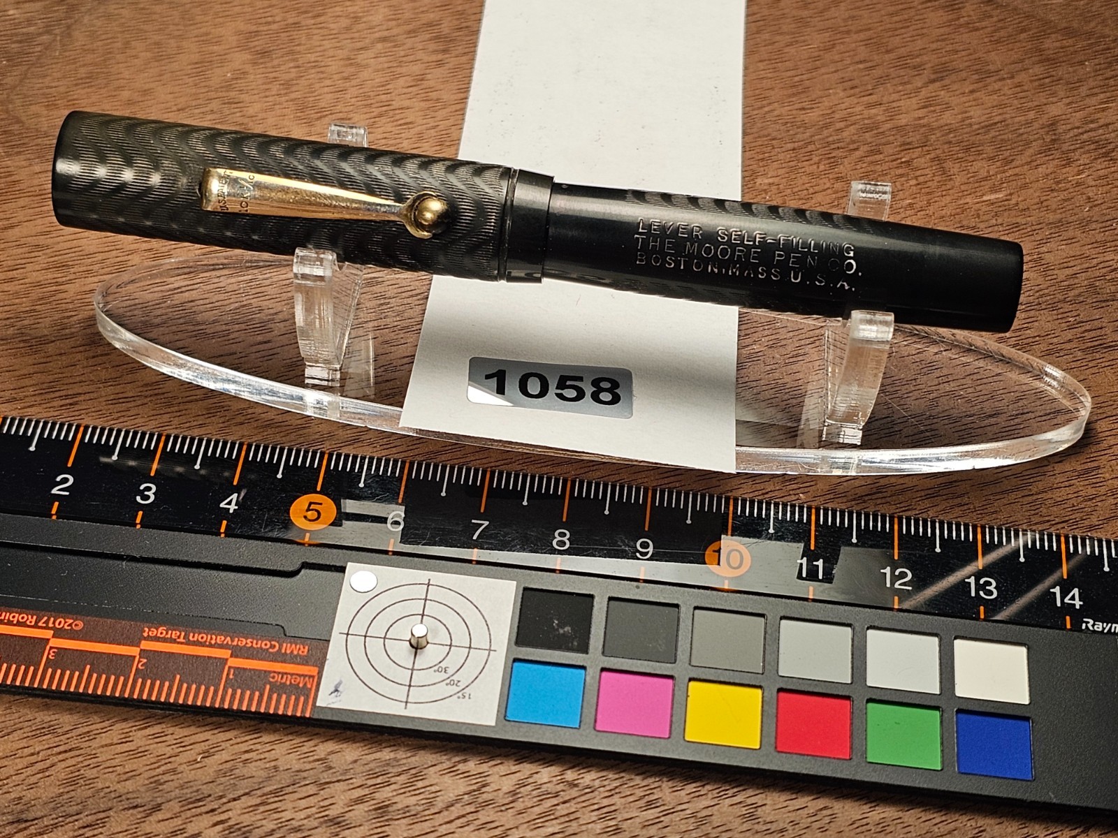 Moore L-85 VINTAGE Fountain Pen + HUGE M 14k #5 NIB Rare + Wonderful 