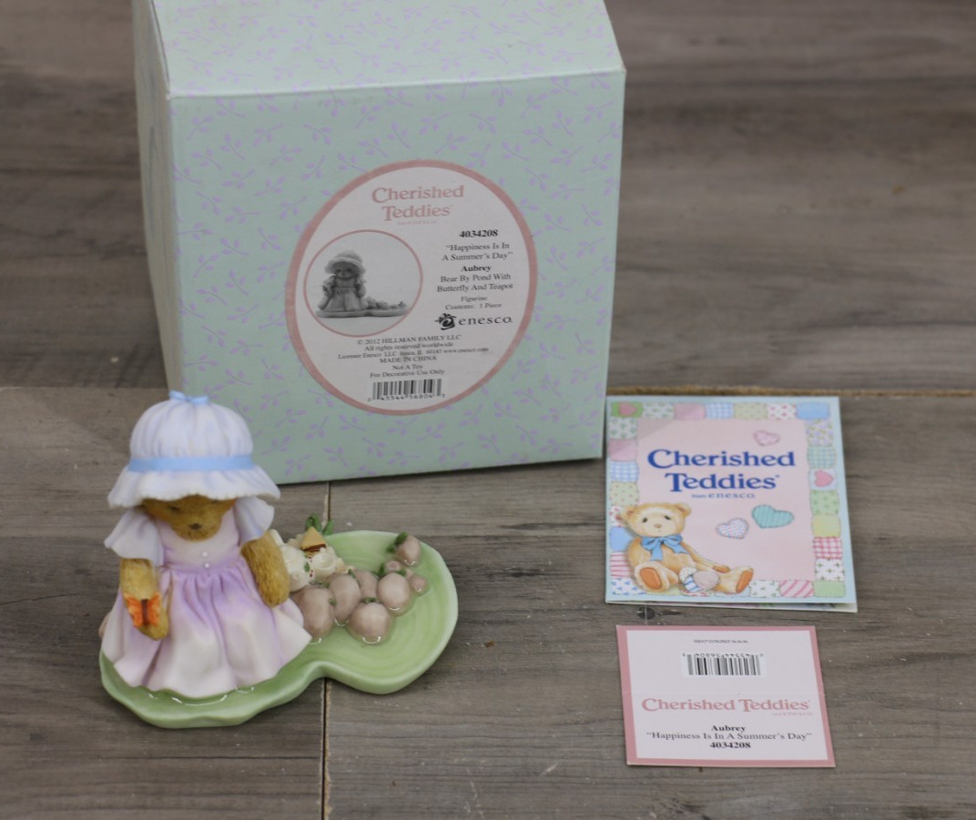 Cherished Teddies Aubrey 4034208 Happiness Is In A Summer\'s Day 2012 Enesco Cherished Teddies Aubrey 4034208 Happiness Is In A Summer\'s Day 2012 Enesco