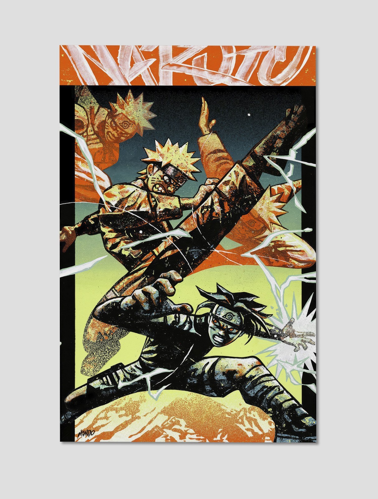 Naruto Print - Naruto and Sasuke Wall Art - 11\