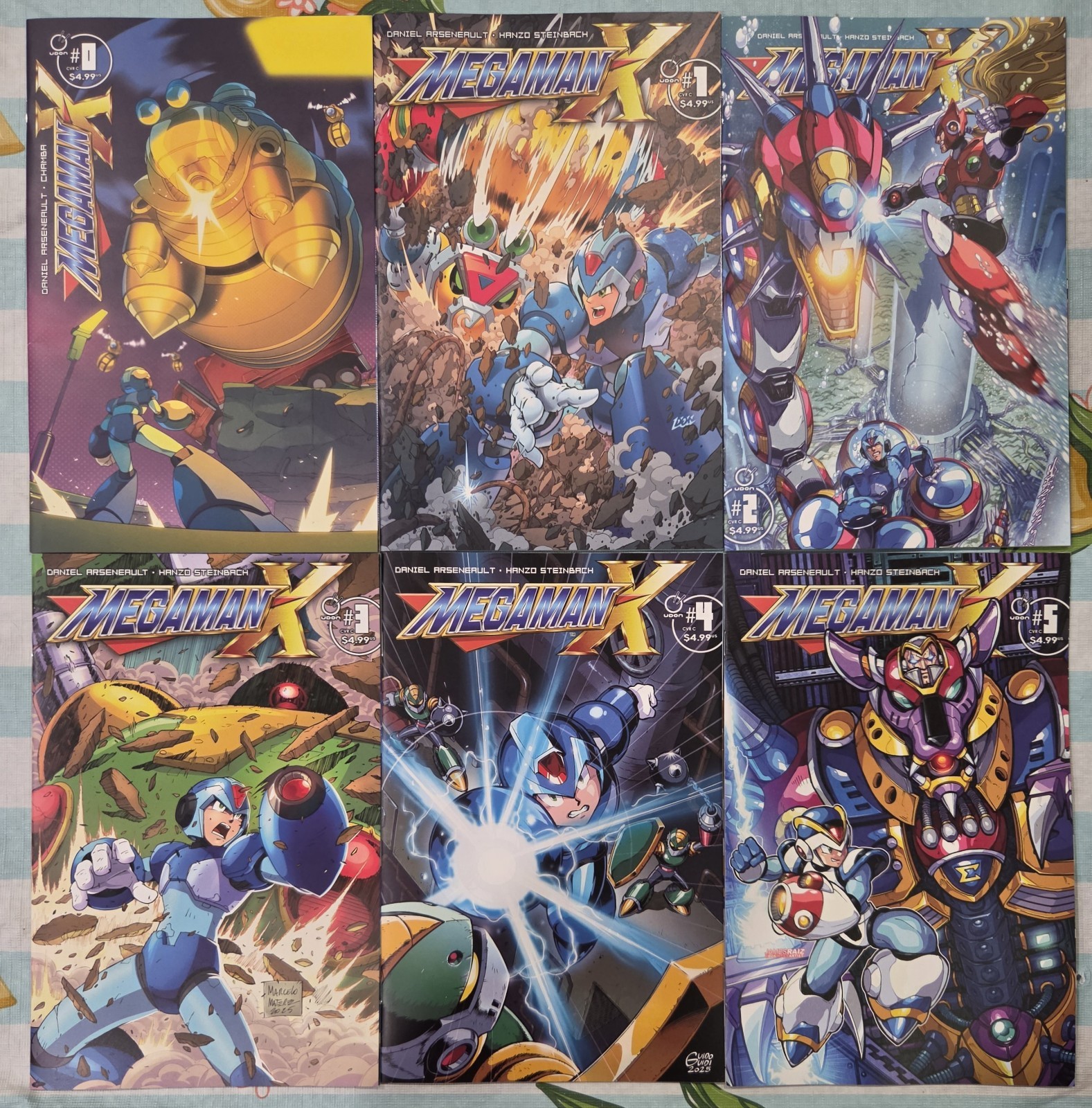 Mega Man X #0-5 Variant C Cover Set 0 1 2 3 4 5 Udon 2026 ~ UNREAD Mega Man X #0-5 Variant C Cover Set 0 1 2 3 4 5 Udon 2026 ~ UNREAD