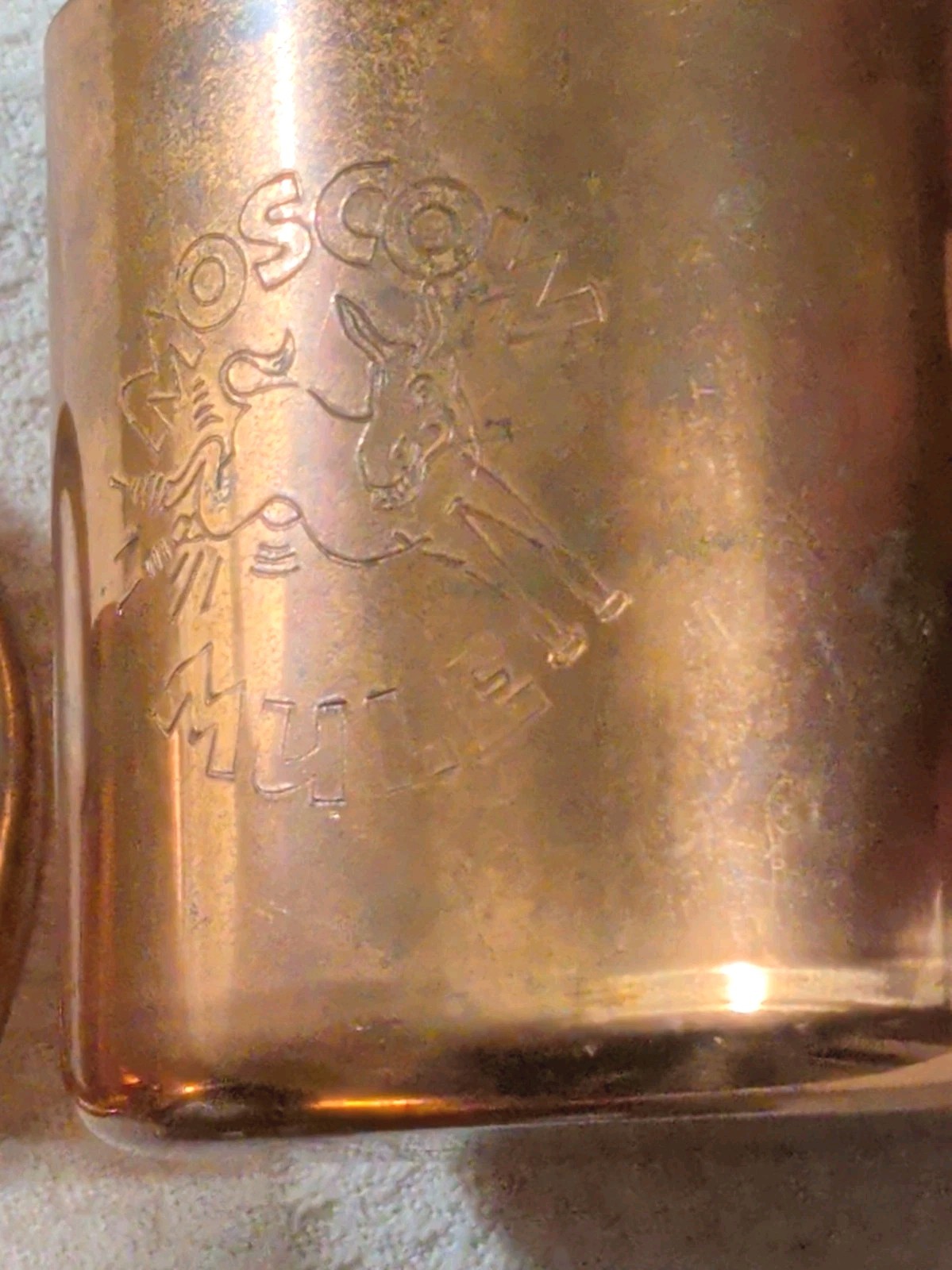 Vintage Moscow Mule Cock N Bull Solid Copper Mugs Cups Barware Set of 3