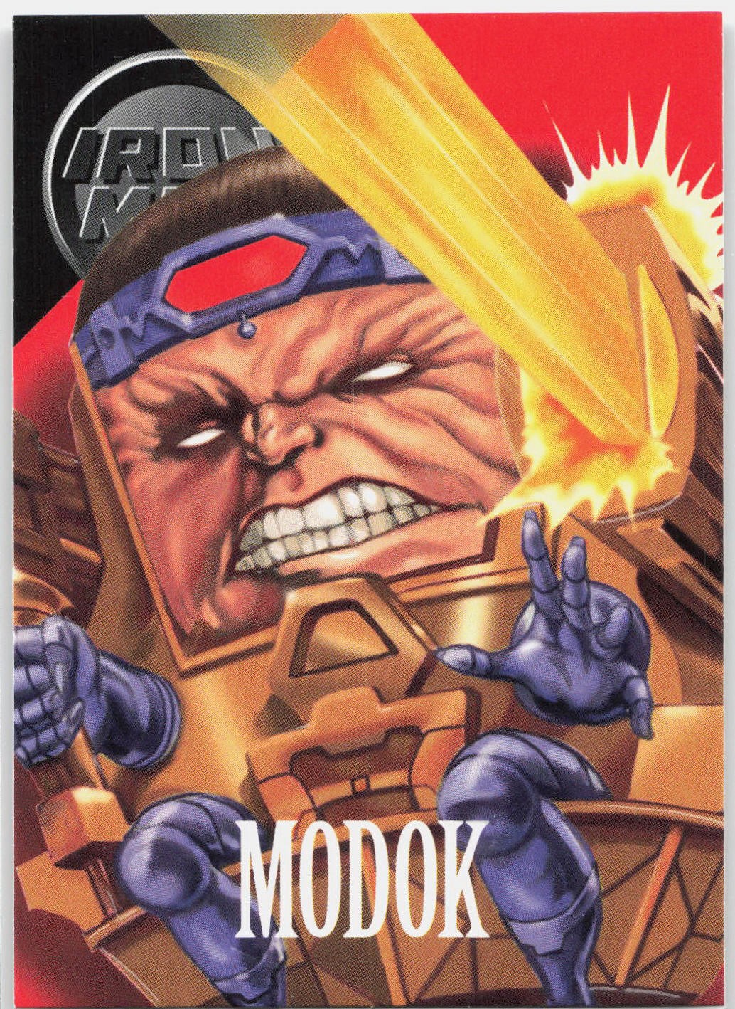 1996 Fleer/SkyBox Marvel Vision #91 Modok