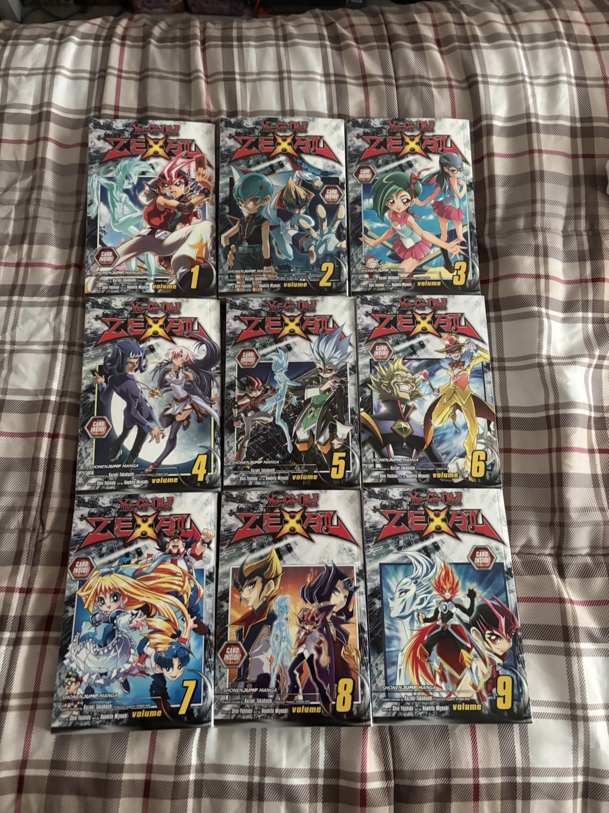 Yu-Gi-Oh Zexal Manga Volumes 1-9 CARDS NOT INCLUDED