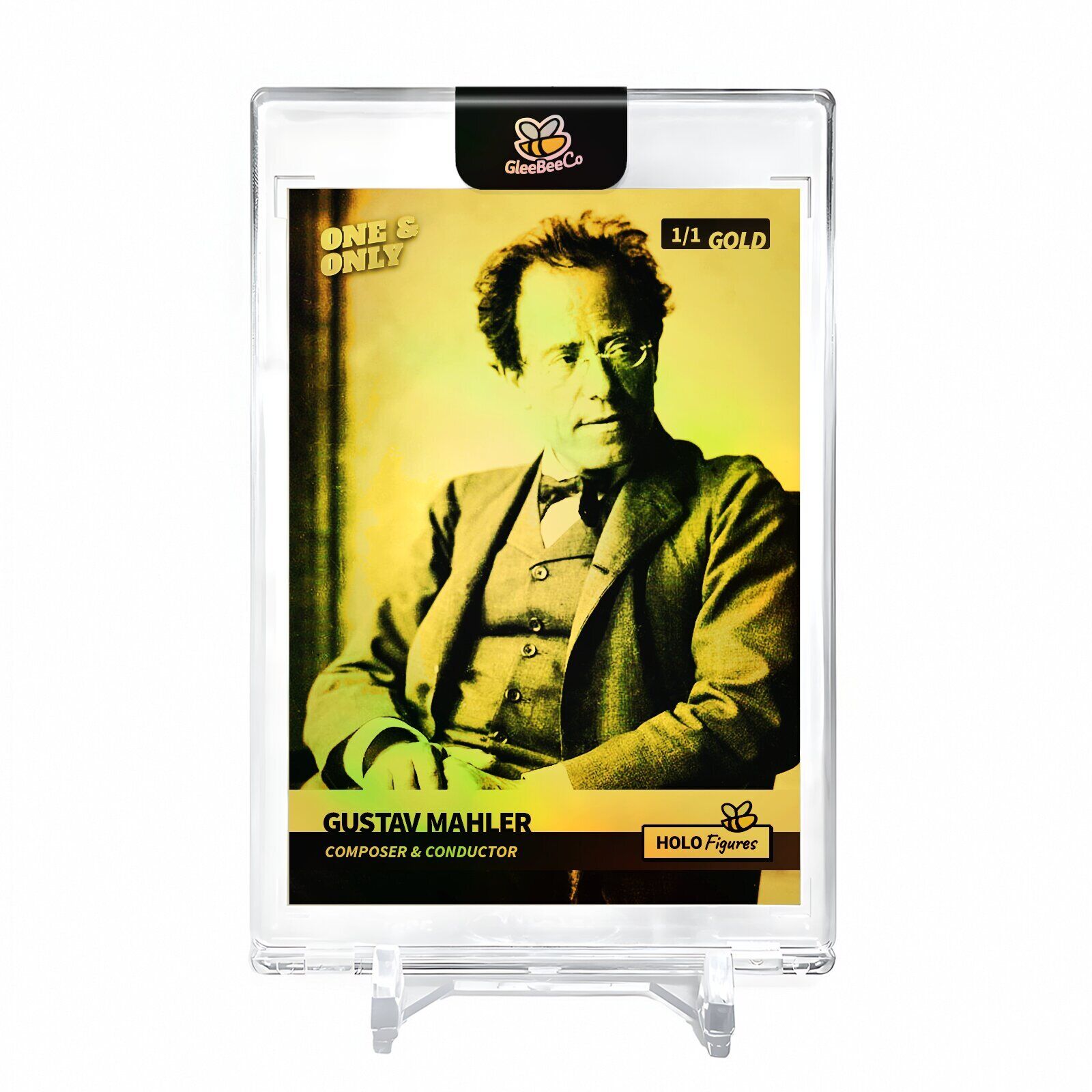 GUSTAV MAHLER Composer & Conductor Holo Gold Card 2023 GleeBeeCo #G638-G 1/1