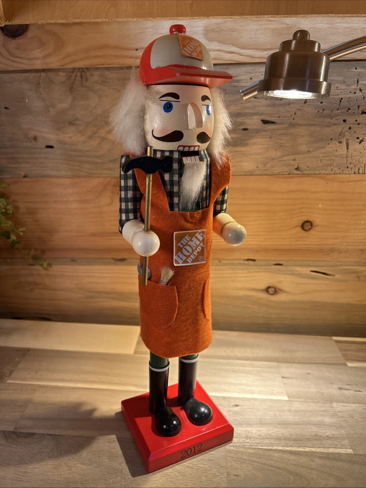The 2012 Home Depot, 14” Tall  Wooden Nutcracker