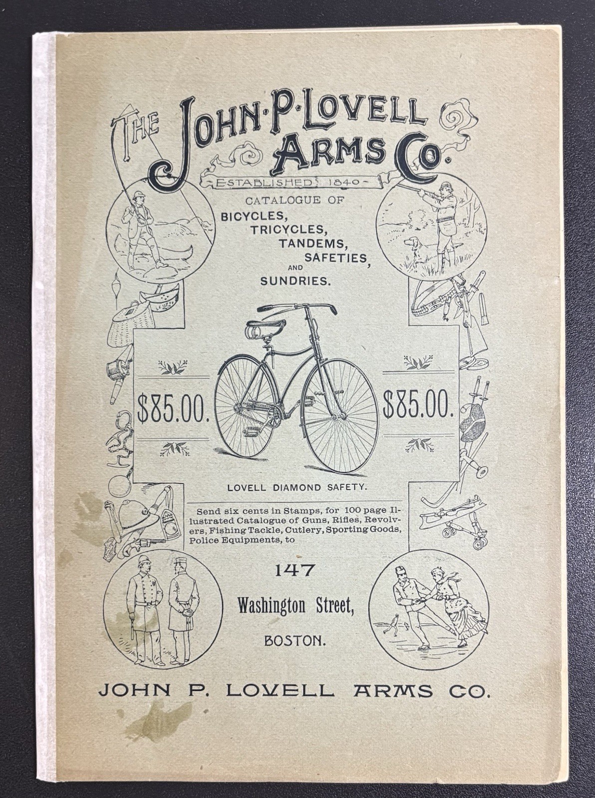 1890 THE JOHN P. LOVELL ARMS CO. BOSTON, MASS. RARE 1890 BICYCLE CATALOG 1890 THE JOHN P. LOVELL ARMS CO. BOSTON, MASS. RARE 1890 BICYCLE CATALOG