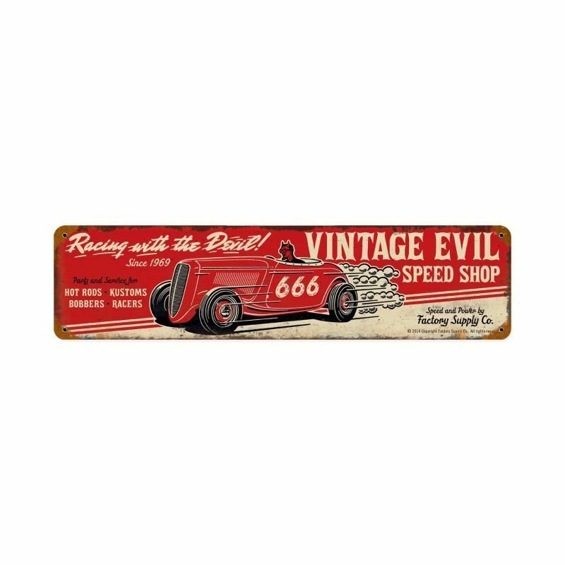 VINTAGE EVIL SPEED SHOP DEVIL CAR RACING 20\ VINTAGE EVIL SPEED SHOP DEVIL CAR RACING 20\