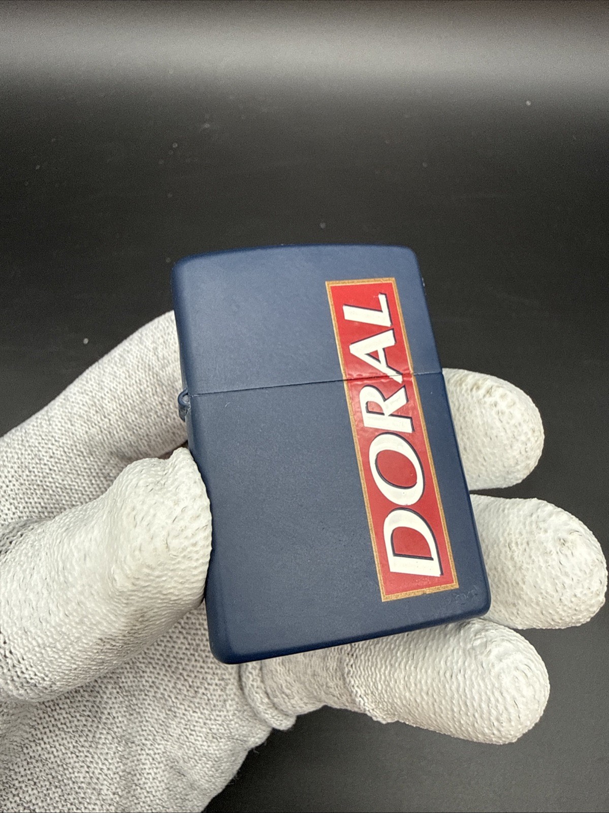 Vintage 1997 Doral Cigarettes Logo RJ Reynolds Navy Blue Zippo Lighter NEW Vintage 1997 Doral Cigarettes Logo RJ Reynolds Navy Blue Zippo Lighter NEW