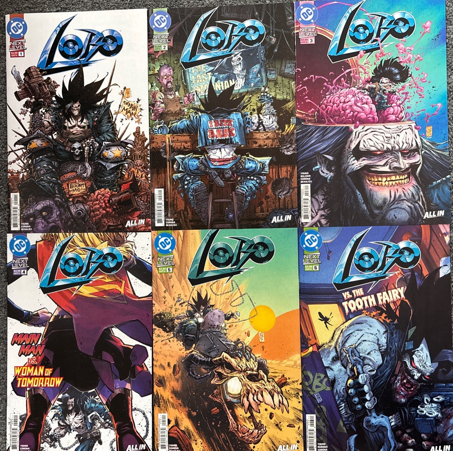 LOBO (2026) #1 2 3 4 5 6, DC COMICS , FIRST PRINTS, COVER A LOBO (2026) #1 2 3 4 5 6, DC COMICS , FIRST PRINTS, COVER A