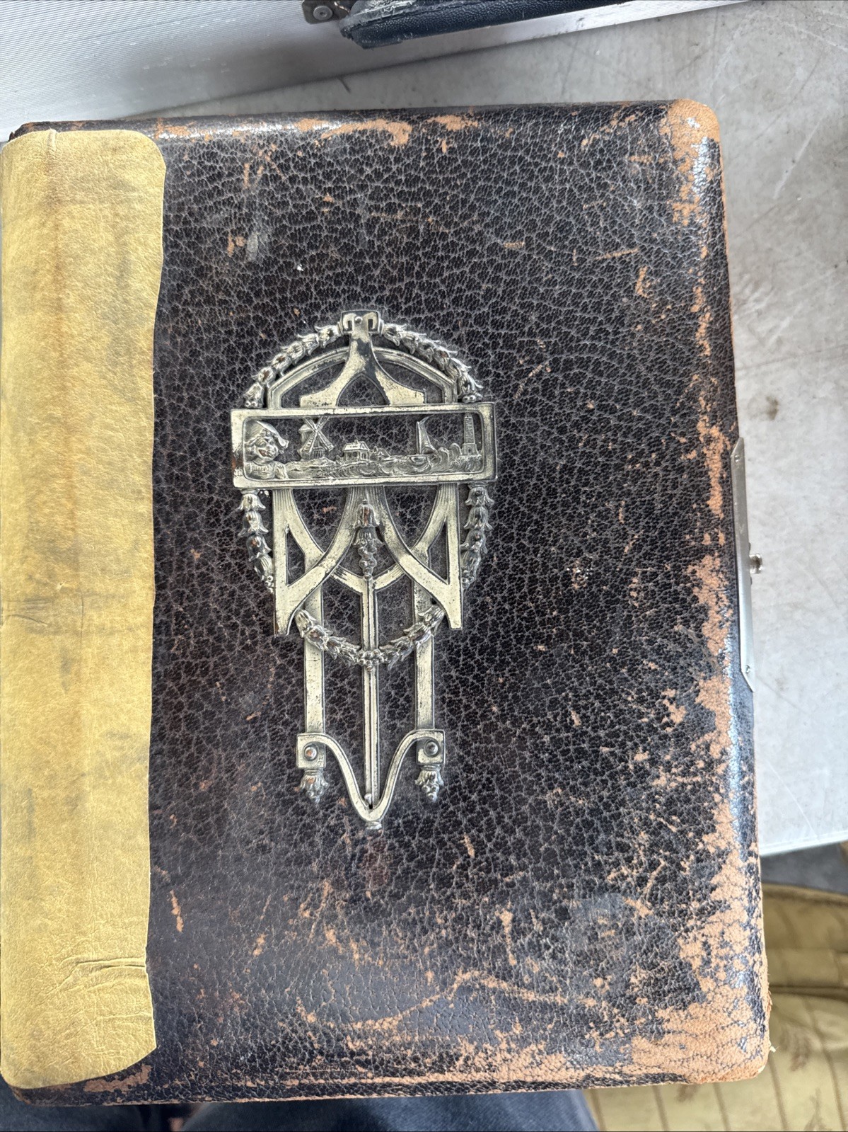 19 Th  Century Photo Album with 70 Photos