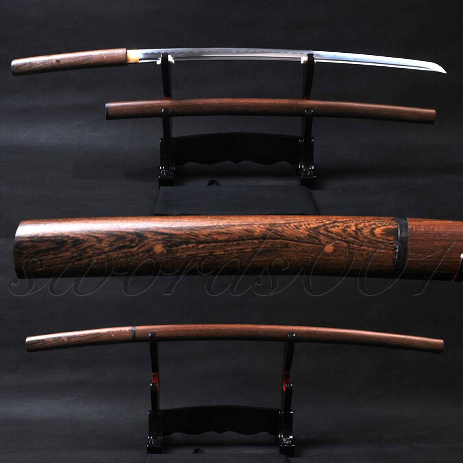 Rosewood Shirasaya Katana T10 CarbonSteel Japanese Samurai Sharp Practical Sword Rosewood Shirasaya Katana T10 CarbonSteel Japanese Samurai Sharp Practical Sword