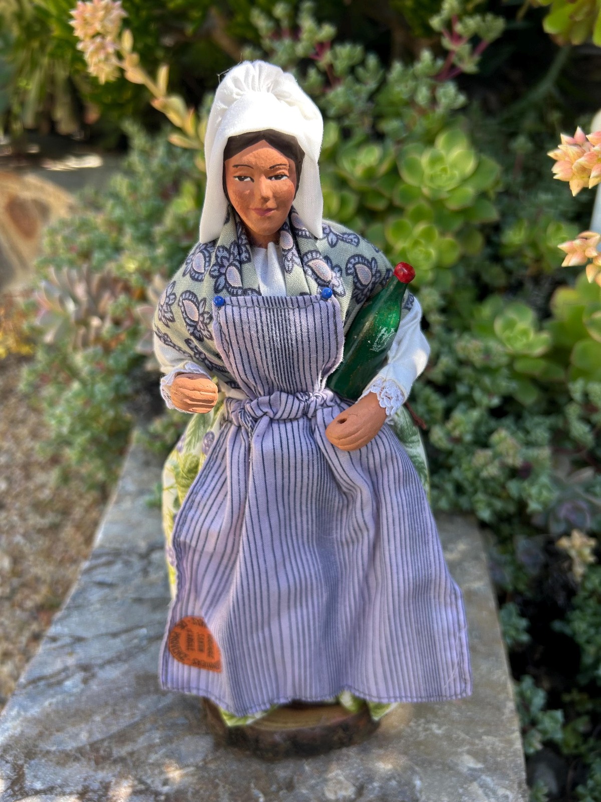 Vintage Santon d’Argile French Clay Doll Figurine French decor french country